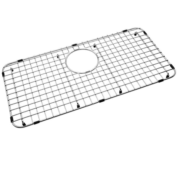 SERENE VALLEY 28.07-in x 13.98-in Rear Drain Heavy-Duty Stainless Steel Sink Grid NDG2814R