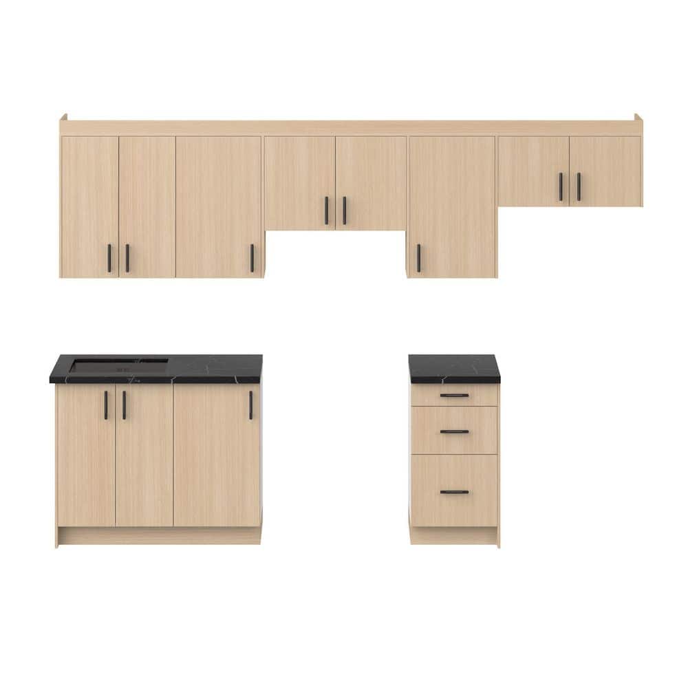 J COLLECTION Timberline 122 in. W x 84.5 in. H x 24 in. D Mojavi