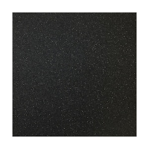 2 ft. x 10 ft. Black Rubber Flooring (20 sq. ft. / roll)