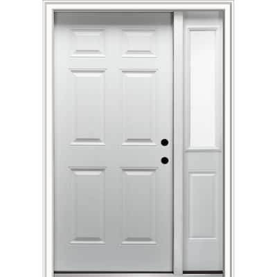 RELIABILT 32-in x 80-in Steel Right-Hand Outswing Primed Prehung Single  Front Door Insulating Core in the Front Doors department at