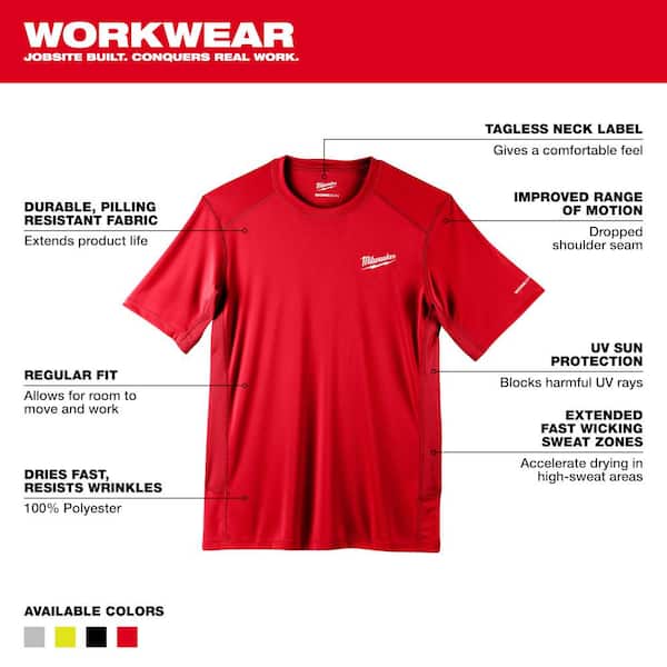Reviews for Milwaukee Men's WORKSKIN X-Large Red Lightweight