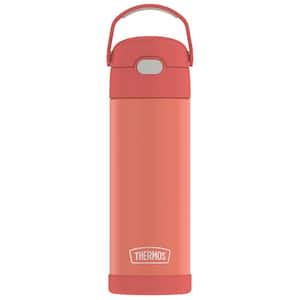 FUNtainer 16 oz. Apricot Stainless Steel Vacuum-Insulated Water Bottle with Spout