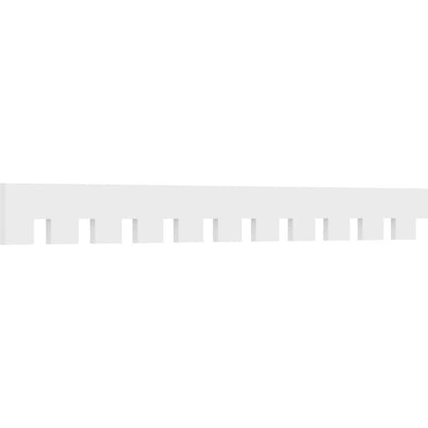 1 in. x 8 in. x 88 in. Architectural Grade PVC Wilson Dentil Trim Moulding