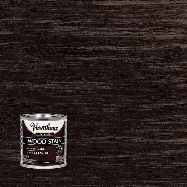 Varathane 1 Qt. Ebony Premium Fast Dry Interior Wood Stain (2-Pack)