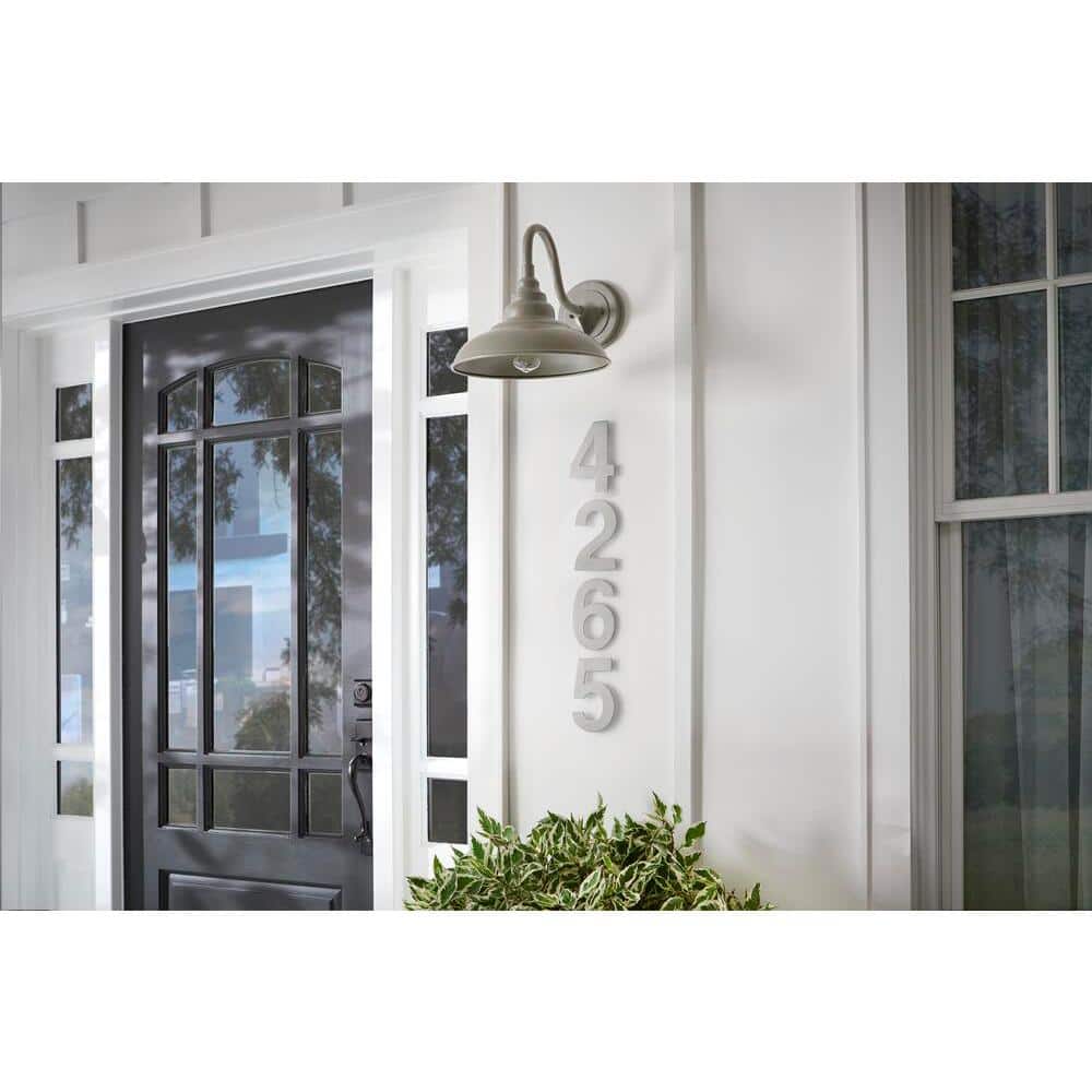 6-Inch Silver Stainless Steel Floating House Number 5