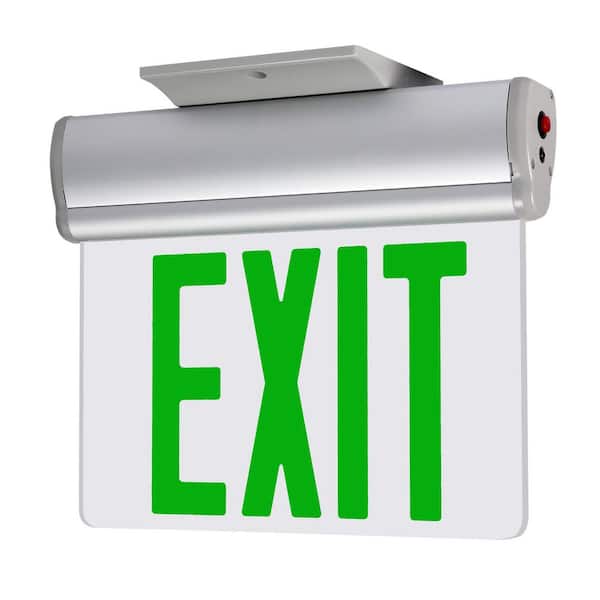 Sure-Lites SCX Series 120-Volt Integrated LED Green Exit Sign