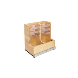 Rev-A-Shelf 448-VC20SC-8 / 8 in W x 20 in H Wood Vanity Base Organizer w/Soft-Close