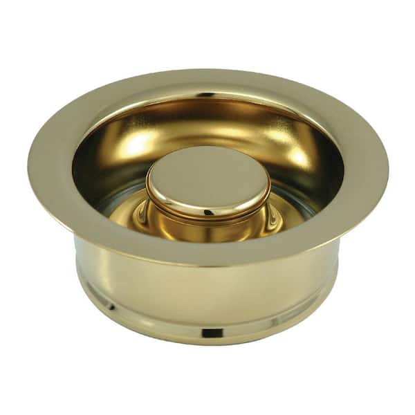 Kingston Brass 41/2 in. Garbage Disposal Flange and Stopper in Polished Brass HBS3002 The