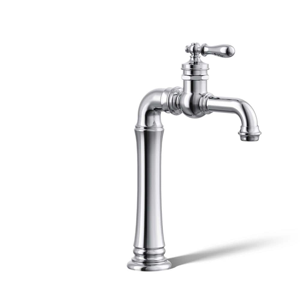 Artifacts Polished Chrome Single-Handle Modern Bathroom Faucet