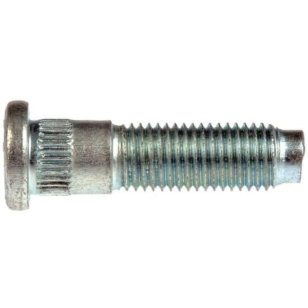 Autograde M12-1.50 Serrated Wheel Stud - 13.46mm Knurl, 48mm Length