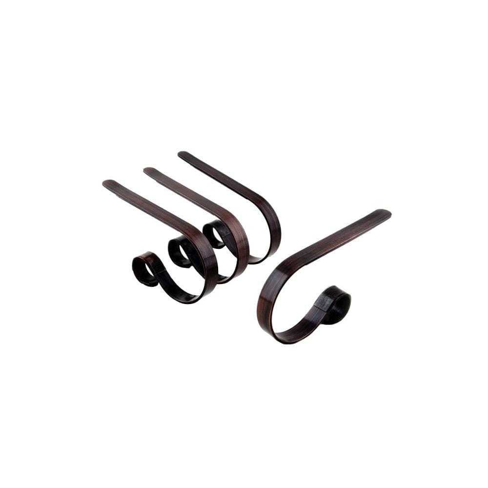 UPC 667233004115 product image for Oil-Rubbed Bronze Stocking Holder (4-Pack) | upcitemdb.com