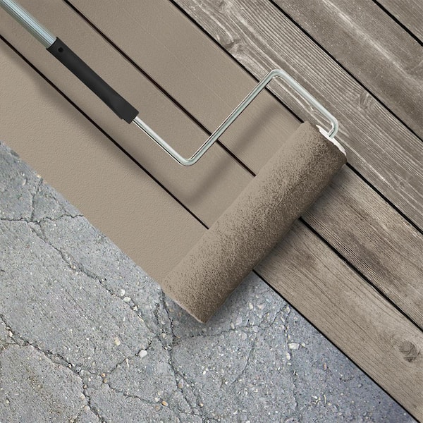 5 gal. #BXC-10 Warm Stone Low-Lustre Enamel Interior/Exterior Porch and Patio Floor Paint