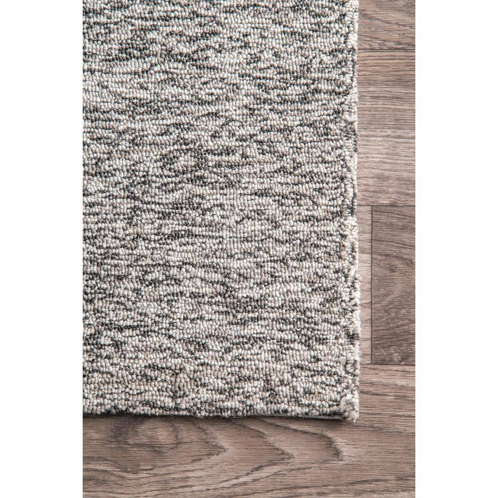 Reversible Gray Starfish Design Synthetic Area Rug