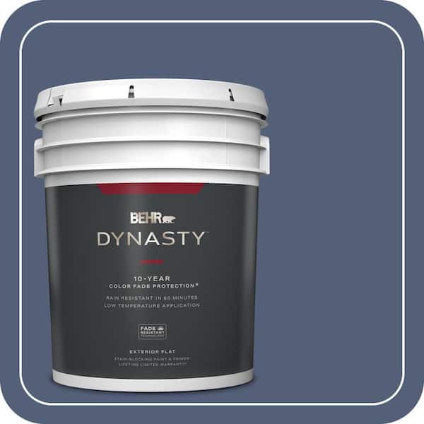 BEHR DYNASTY 5 gal. #S530-6 Extreme Flat Exterior Stain-Blocking Paint & Primer