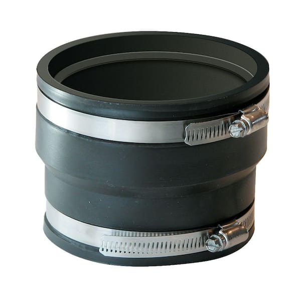 Fernco 4 in. ADS and Hancor to 4 in. Flexible PVC Coupling