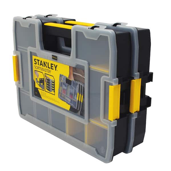 Details about    4 ea Stanley Tools STST14022 Sort-Master Junior Small Parts Storage Organizer 
