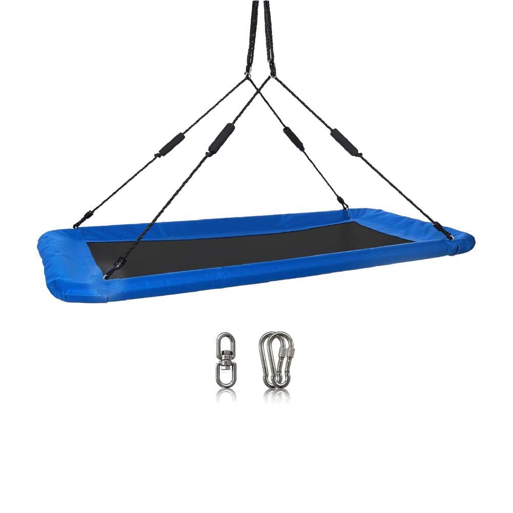 Blue Rectangle Tree Swing 60in Platform 700lb Capacity Waterproof Oxford Polyester 1 Pack price history on PriceWatchPro