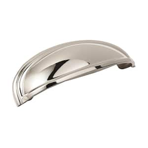 Ashby 4 in (102 mm) & 3 in (76 mm) Polished Nickel Cabinet Cup Pull