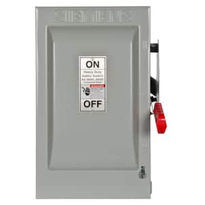 Heavy Duty 60 Amp 240-Volt 3-Pole Indoor Fusible Safety Switch with Neutral