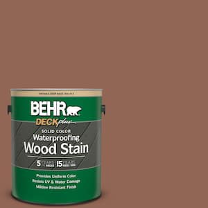 1 gal. #S190-6 Rio Rust Solid Color Waterproofing Exterior Wood Stain