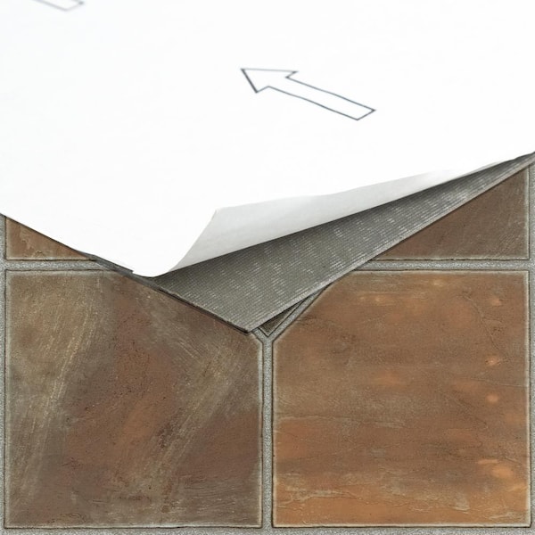 ACHIM Sterling Rustic Slate 12 in. x 12 in. Peel and Stick Vinyl Tile (45 sq. ft. / case) ACHIM Sterling Rustic Slate 12 in. x 12 in. Peel and Stick Vinyl Tile (45 sq. ft. / case)