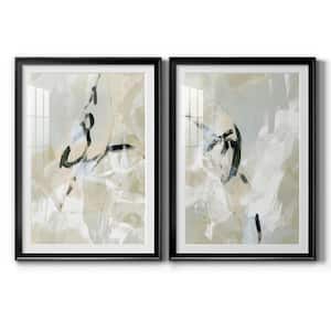 Scribble Veil I by Wexford Homes 2 Pieces Framed Abstract Paper Art Print 30.5 in. x 42.5 in.