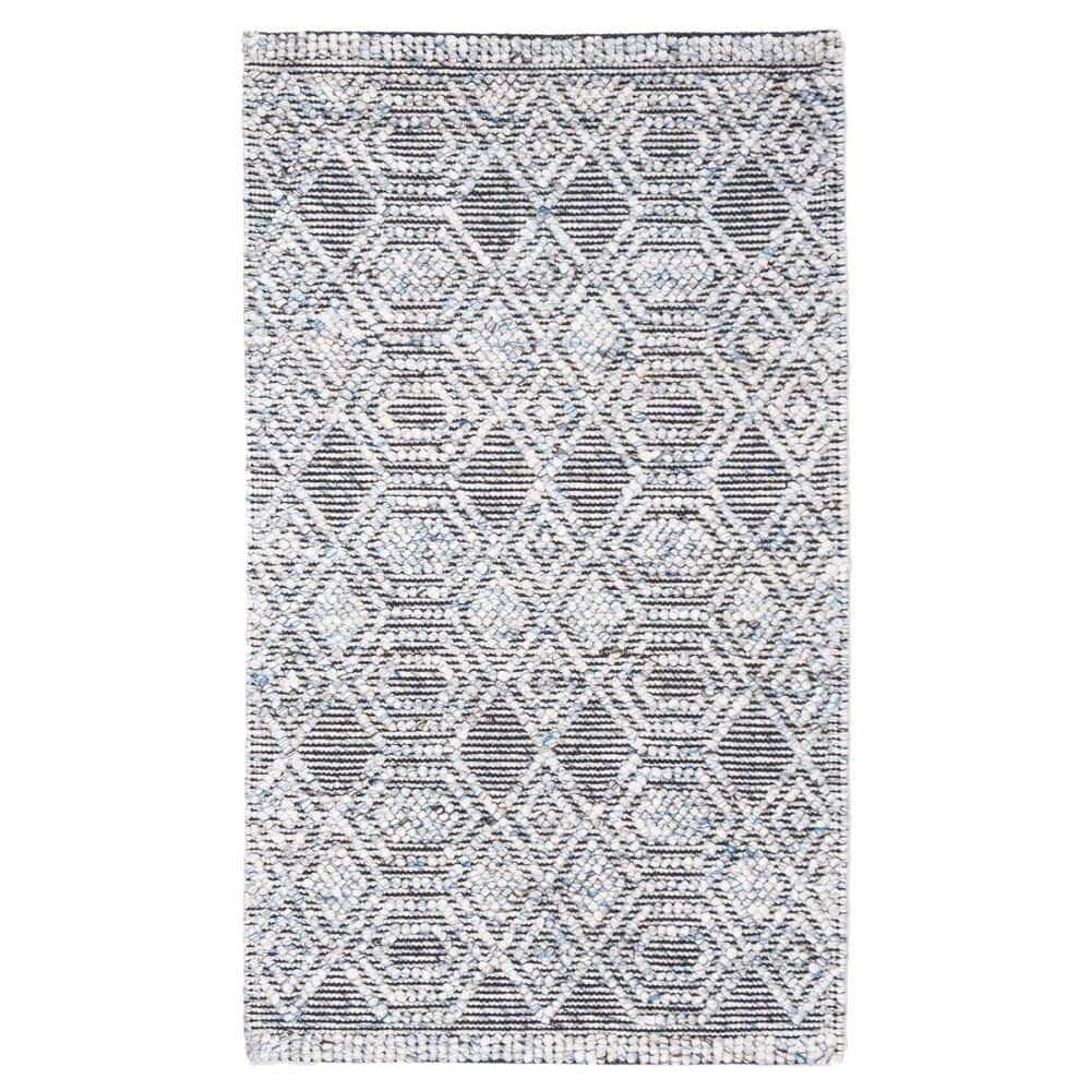 Natura 3 ft. x 5 ft. Blue Diamond Geometric Area Rug price history on PriceWatchPro