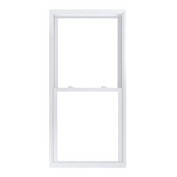 American Craftsman 31.75 in. x 65.25 in. 70 Pro Series Low-E Argon Glass Double Hung White Vinyl Replacement Window, Screen Incl