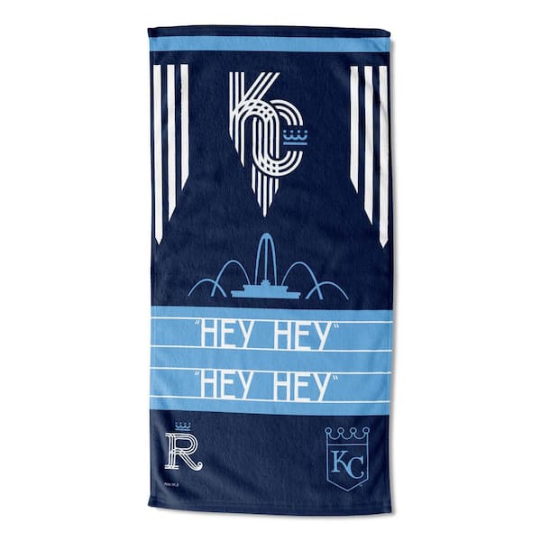 THE NORTHWEST GROUP MLB Multi-Color City Connect Royals Printed Cotton/Polyester Blend Beach Towel