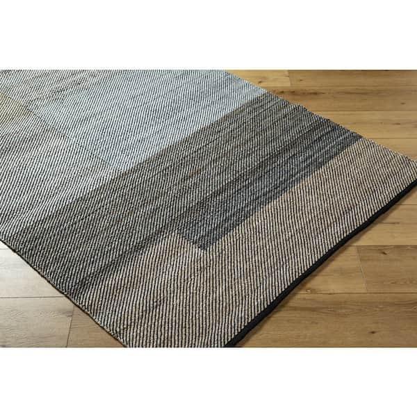 Jocelyn Blue Abstract 10 ft. x 14 ft. Indoor/Outdoor Area Rug