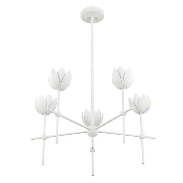 TUXEDO PARK LIGHTING 26 in. W x 14 in. H 5-Light Bisque