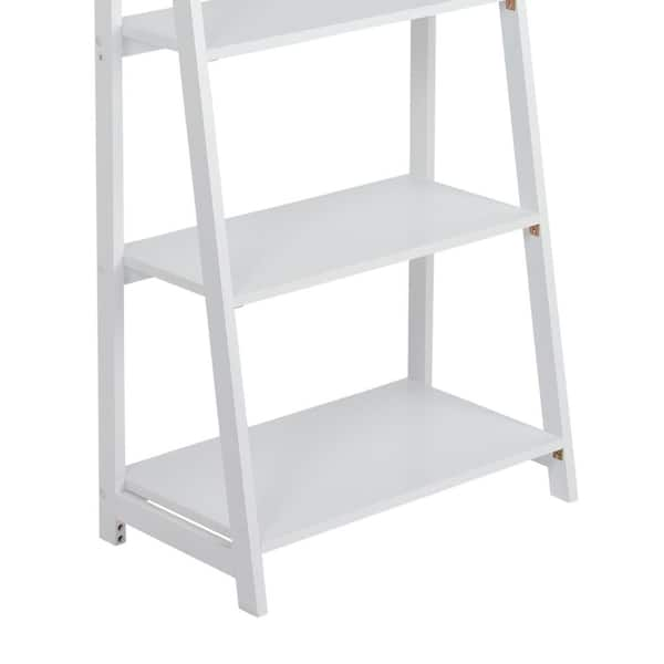 XSSS-ZC Transparent Bookshelf, Shelf, Transparent Folding Ladder,  Multifunctional Bookshelf Ladder, Indoor Bookshelf Ladder, Household Three  Step