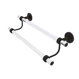 Clearview 24 in. Wall Mounted Double Towel Bar in Oil Rubbed Bronze