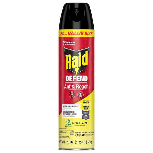Raid Ant and Roach Killer 26, Lemon Scent 20 oz. Insect Killer
