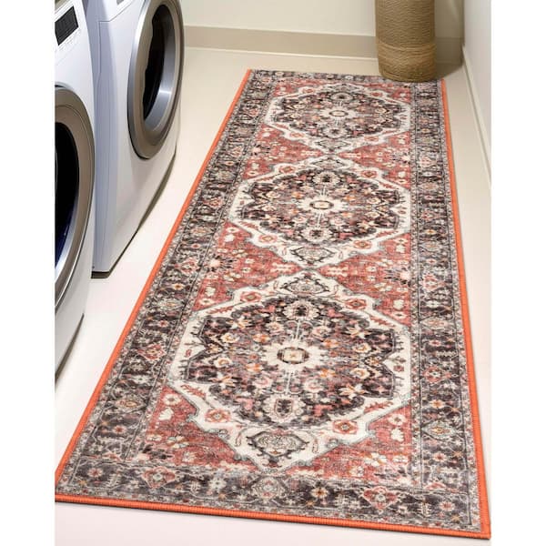 Kings Court Zazzu Traditional Medallion Washable, Multi 2 ft. x 7 ft. Runner, Area Rug