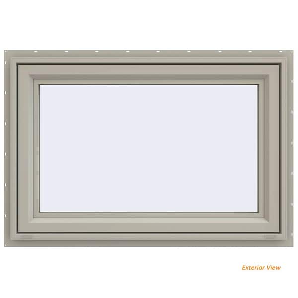 x 23.5 in V4500 Series Awning Vinyl Window White JELDWEN 35.5 in Building Materials Building