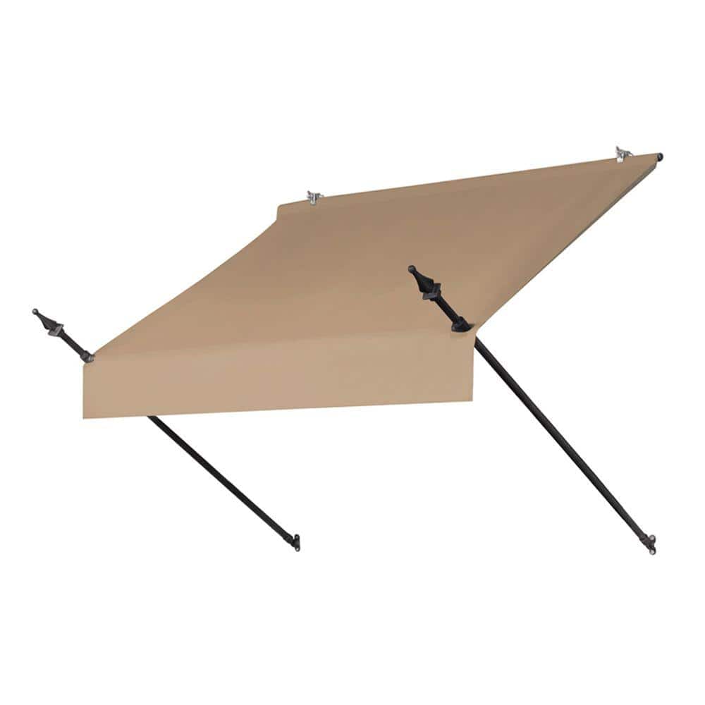 Awnings in a Box 4 ft. Designer Manually Retractable Awning (36.5 in. Projection) in Sand, Brown -  3020763