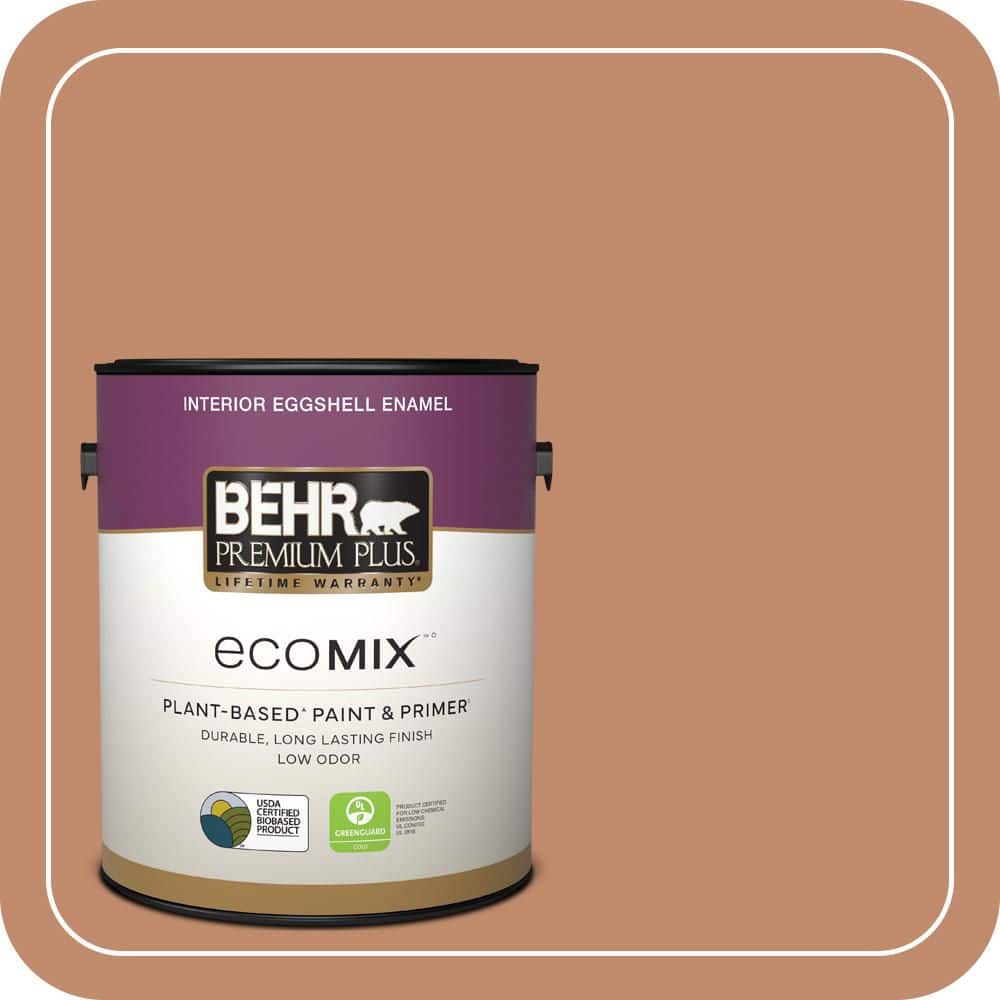 1 gal. #240F-4 Tiny Fawn Eggshell Enamel EcoMix Plant-Based Interior Paint & Primer price history on PriceWatchPro