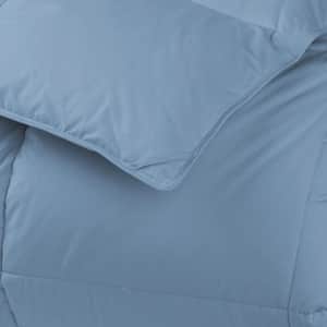 LaCrosse LoftAIRE Porcelain Blue Light Warmth Recycled Fill King Alternative Down Comforter