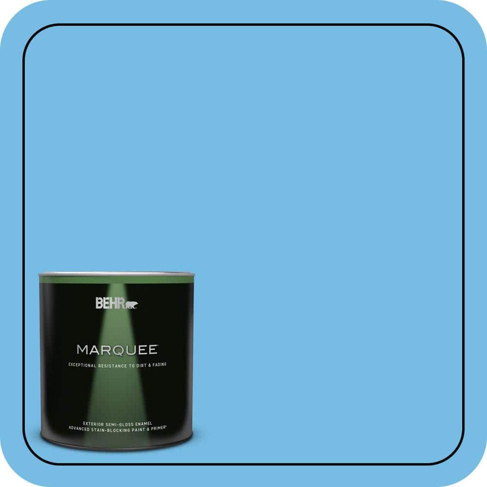 1 qt. #550B-4 Costa Rica Blue Semi-Gloss Enamel Exterior Paint & Primer price history on PriceWatchPro