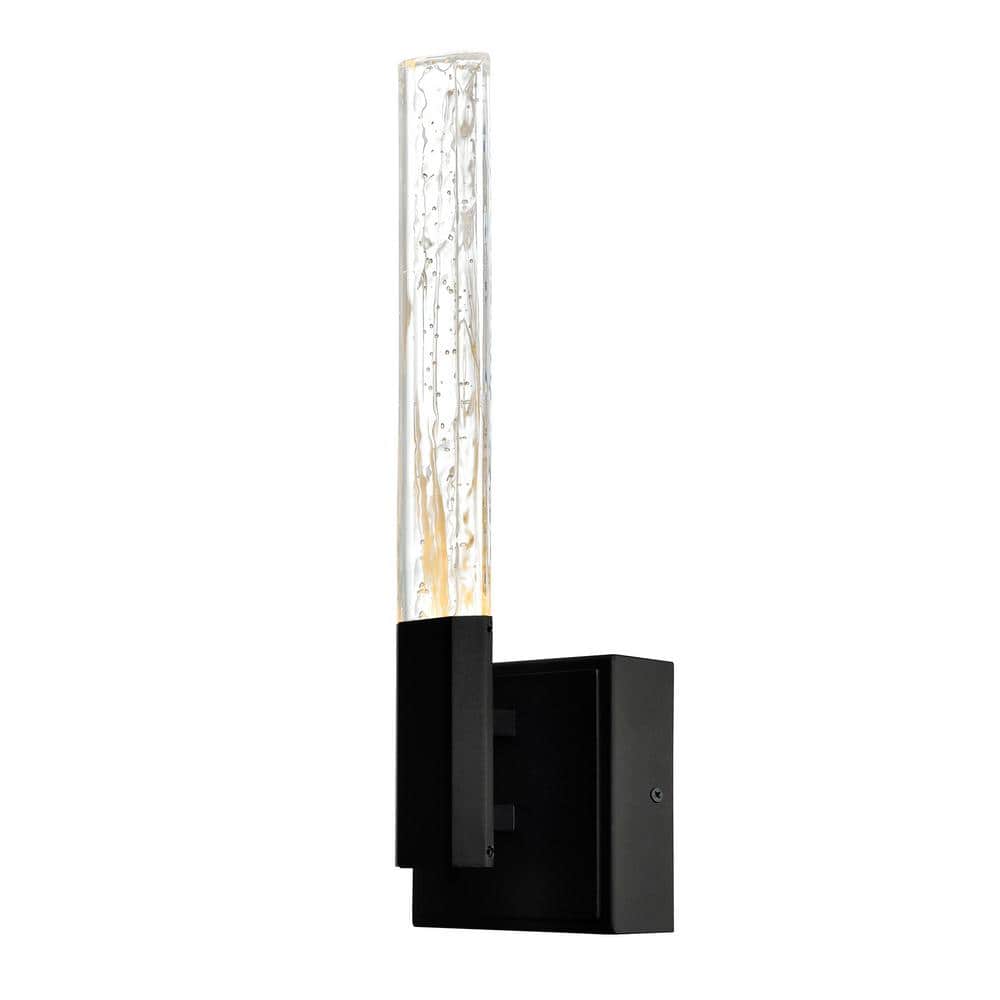 Greta 1 Light Integrated LED Black Wall Light price history on PriceWatchPro