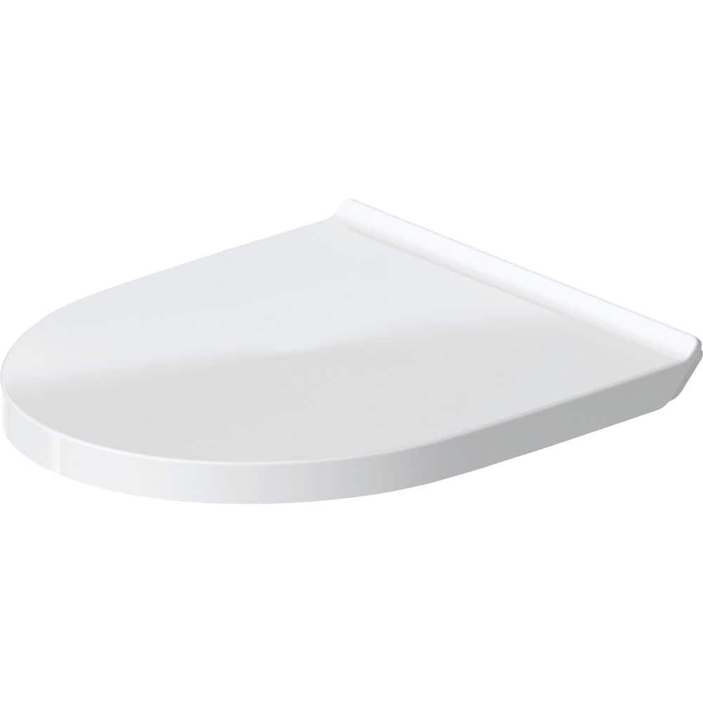 Duravit Elongated Closed Front Toilet Seat in White 0020790000 The