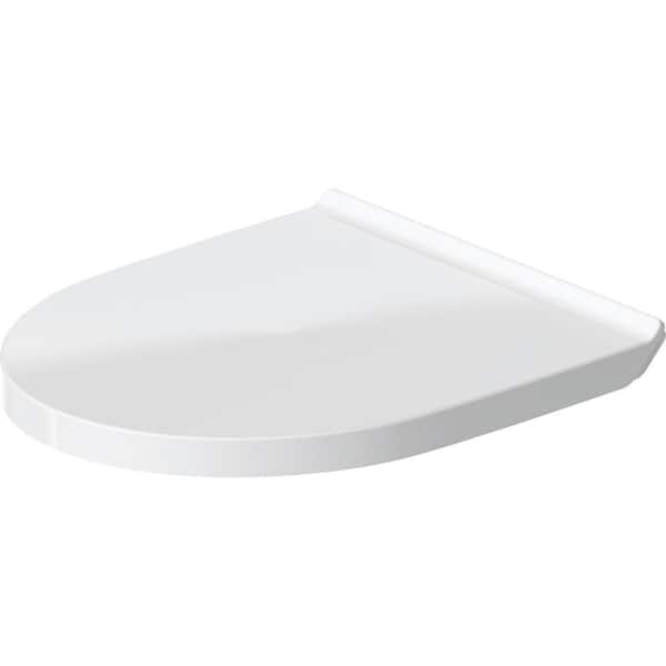Elongated Closed Front Toilet Seat in White