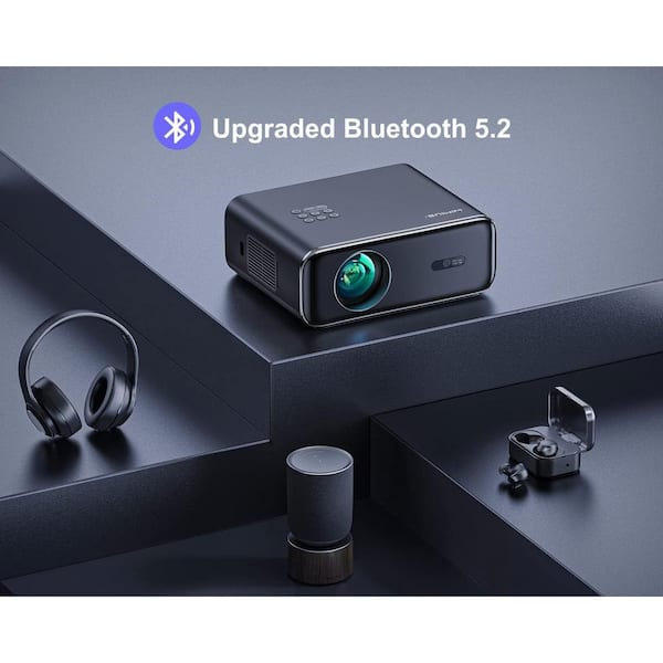 Lukyamzn 1920 x 1080 4K Full HD WiFi Bluetooth Portable Smart