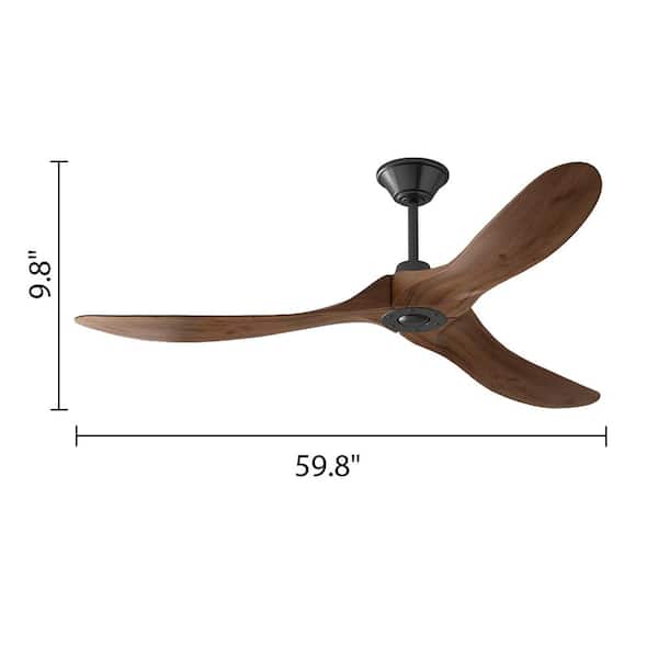 Blade Propeller Ceiling Fan With Remote