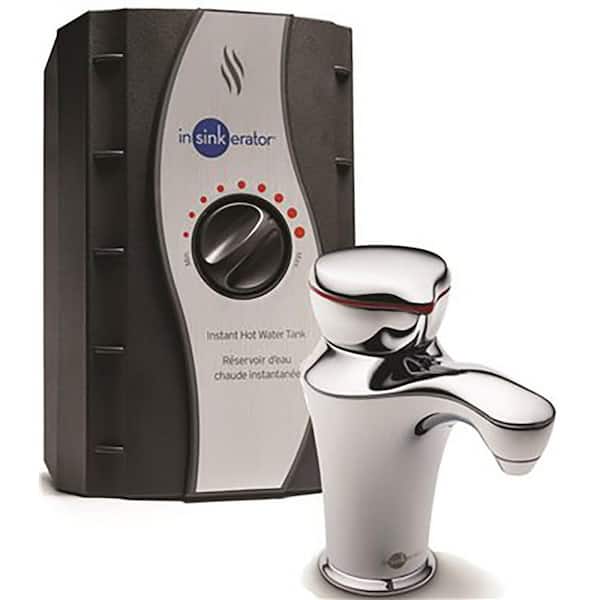 InSinkErator Invite Classic Series 1-Handle 5.75 in. Instant Hot Water Dispenser Tank with Faucet in Chrome