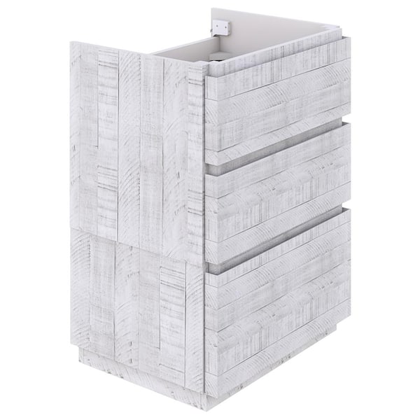 Fresca Formosa 23 in. Freestanding Single Bath Vanity Cabinet without Top in Rustic White