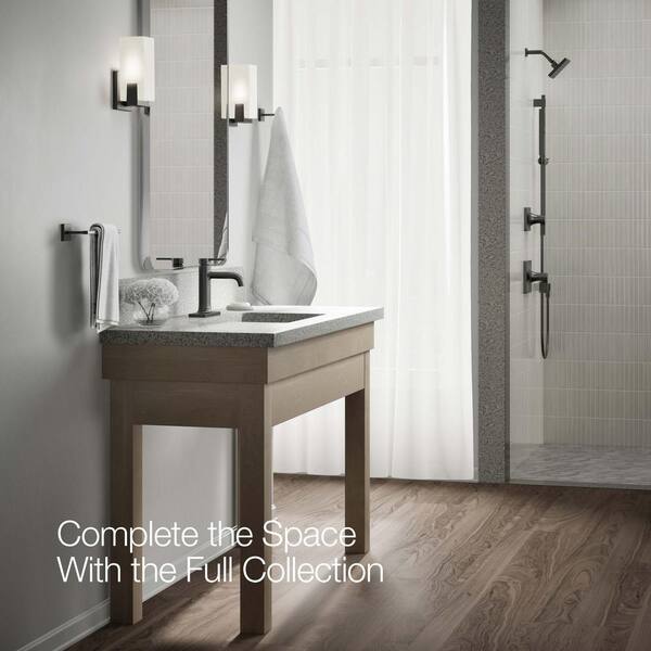 KOHLER Venza Single-Handle Single-Hole Bathroom Faucet in Matte