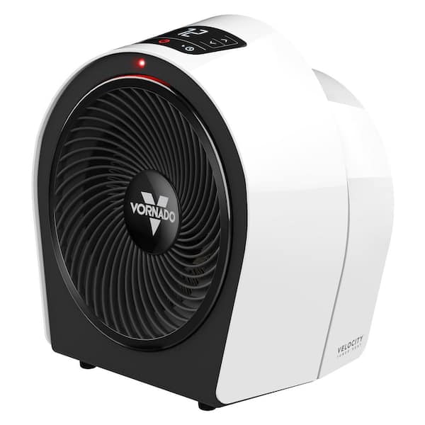 Vornado Velocity 3R 1500-Watt 5118 BTU Electric Whole Room Fan Space Heater with Timer in White