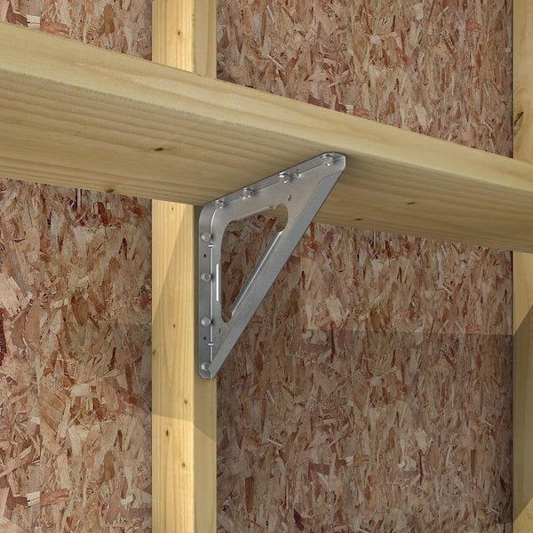 SBV 9 in. X 11 in. 16-Gauge Galvanized Shelf Bracket